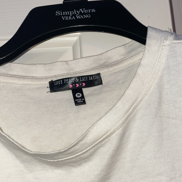 Love peace and lazy days tshirt - Picture 2 of 2